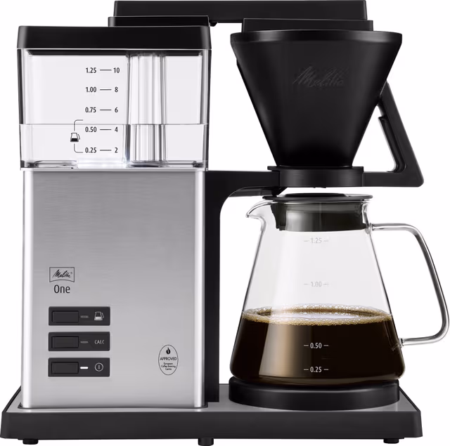 Melitta One Kaffebryggare 22749 i Stål