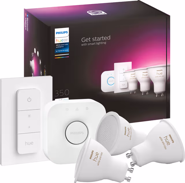 Philips Hue 4.3W GU10 Bridge Starter Kit