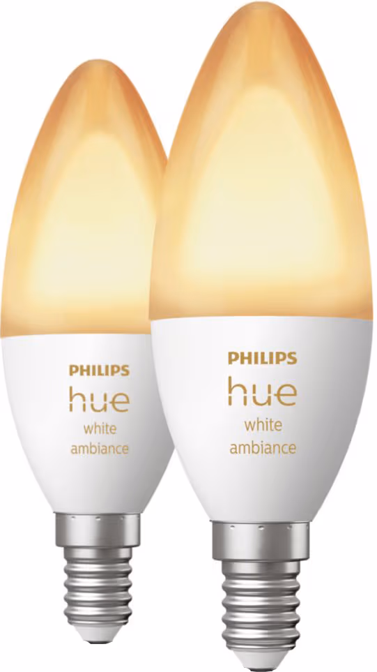 Philips Hue 4W E14 B39 Bulb Twin-Pack