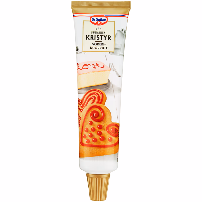 Dr. Oetker Kristyr Röd 125g Förpackning