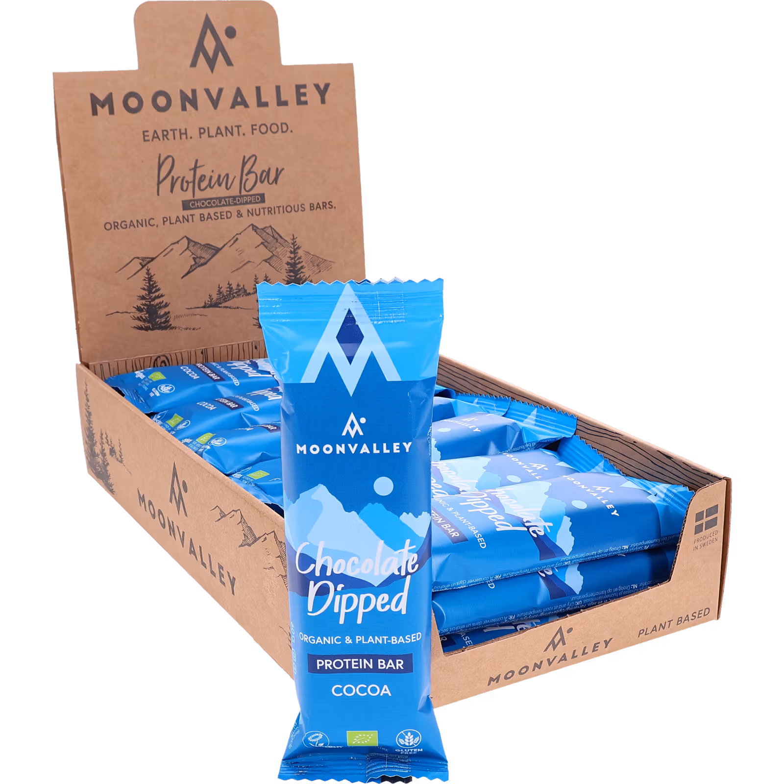 18-Pack Chocolate-Dipped Protein Bars, 60g Each
