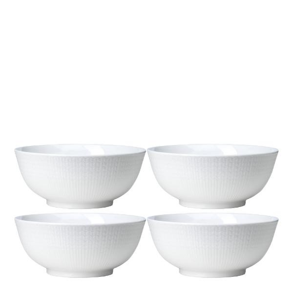 Rörstrand Swedish Grace 60cl Skål 4-pack Snö