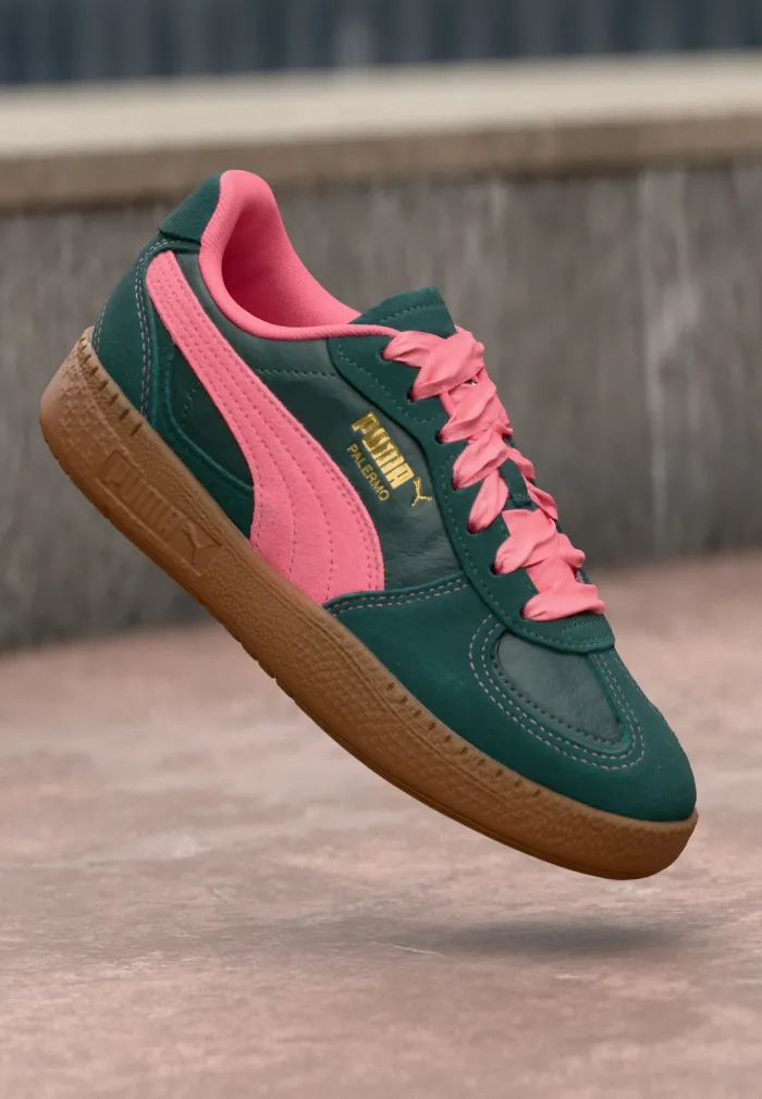 Puma Palermo Moda Dark Myrtle/Rose Sneakers