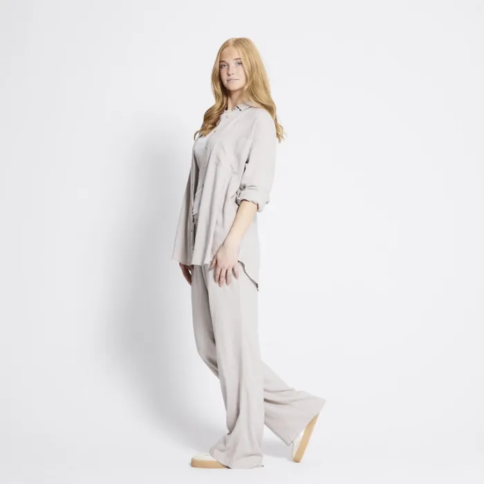 "Elegant 'Dina' Linen Shirt for Women"
