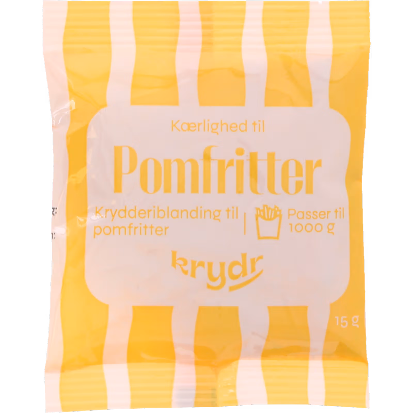 Krydr Premium Pommeskrydda, 15g Förpackning