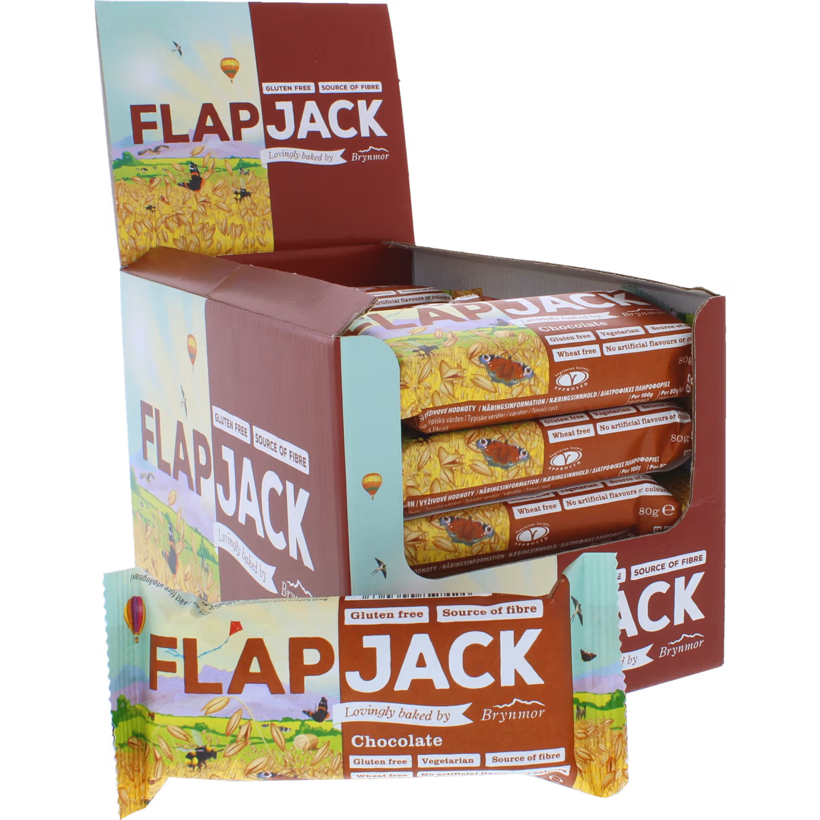Flapjack Choklad Mellanmålsbar 20-pack 80g
