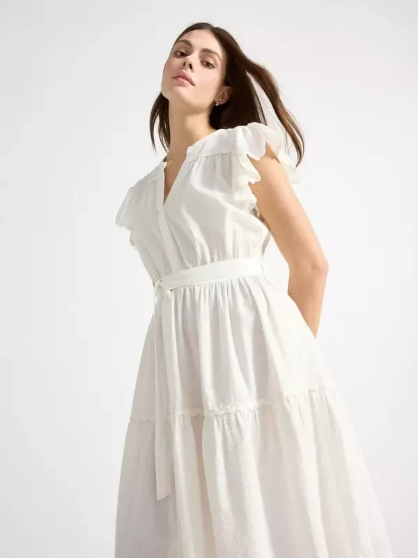 Elegant Miniklänning med Fransdetaljer