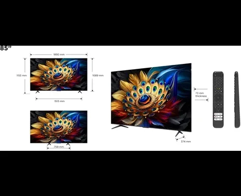 TCL 85C61B 85-Inch 4K Smart TV
