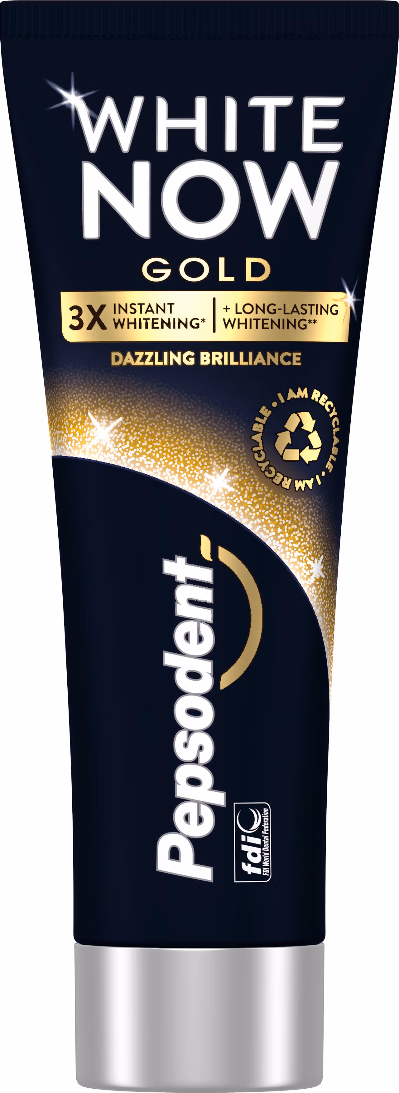 Pepsodent White Now Gold Tandkräm, 75ml
