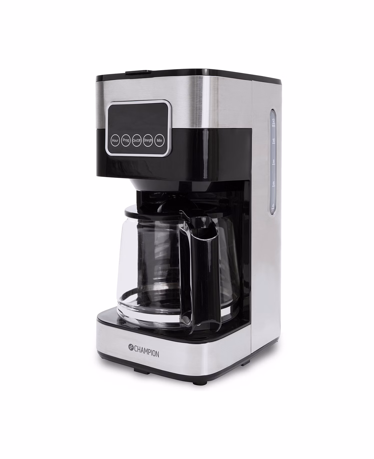 Champion 1,5L Digital Kaffebryggare - Rostfritt Stål