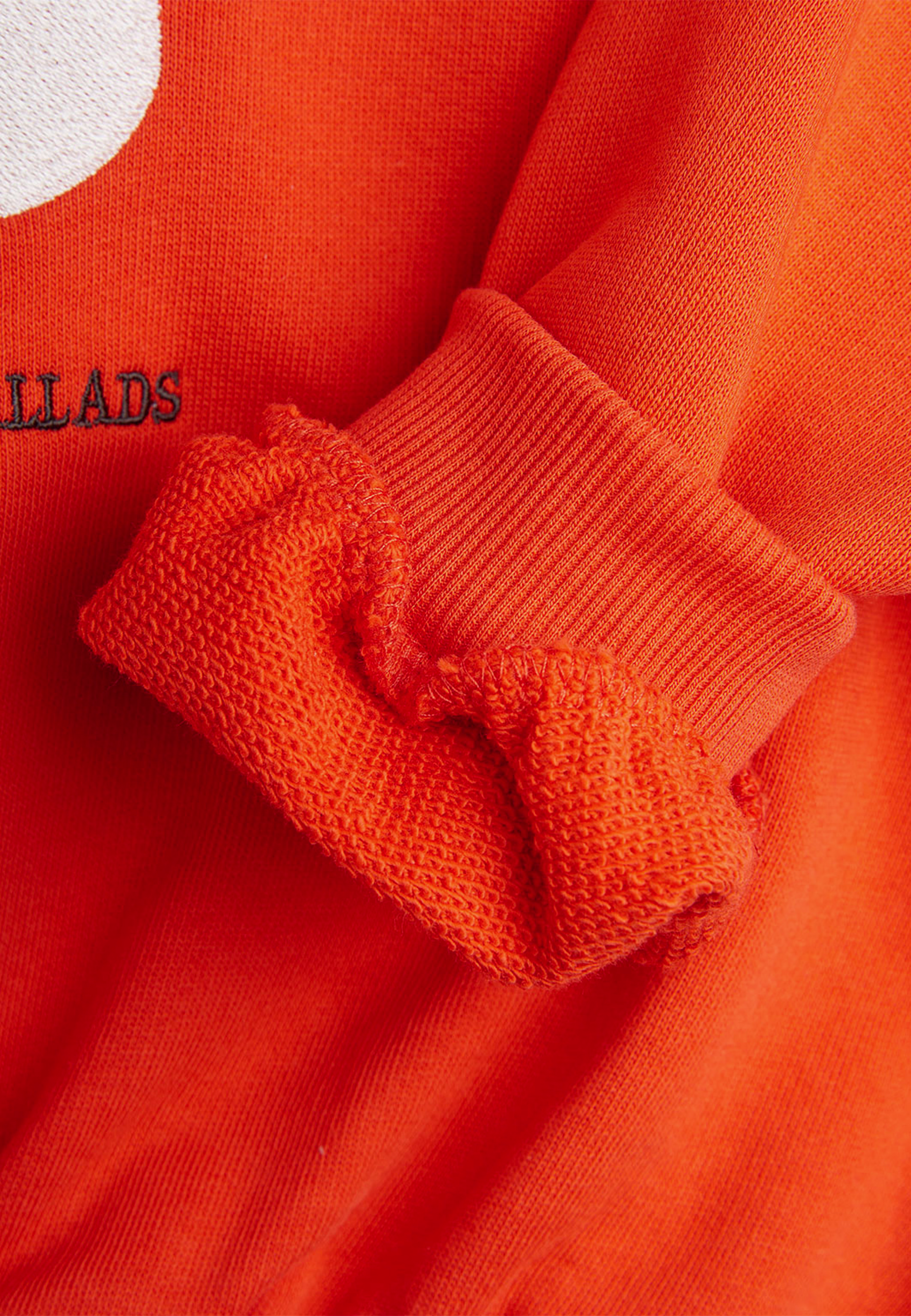 Mini Rodini Red Note Embroidered Sweatshirt