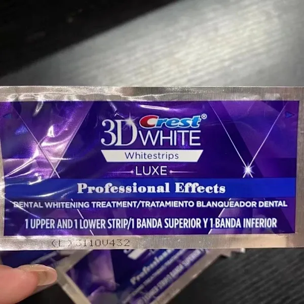 Professionella 3D Tandblekningsstrips White Luxe