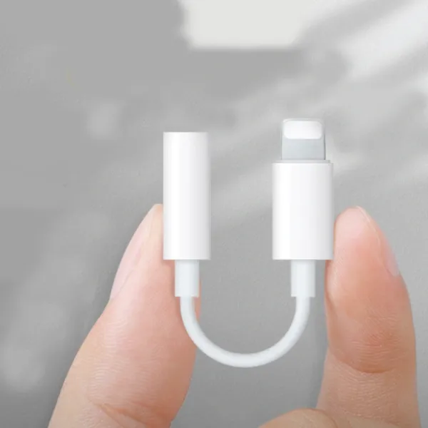 3,5mm Lightning AUX Hörlursadapter