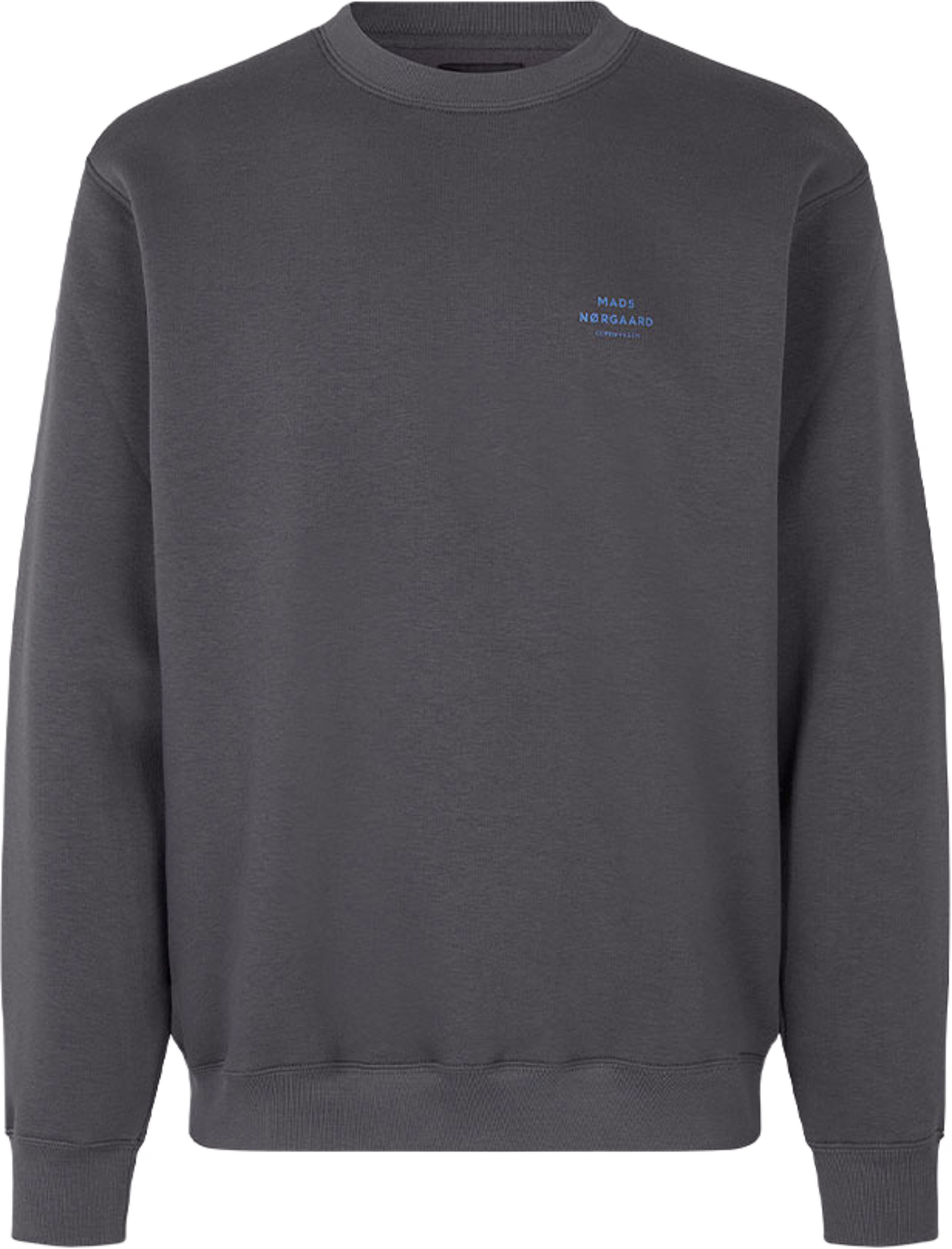 Mads Nørgaard Crew Logo Sweatshirt Asphalt