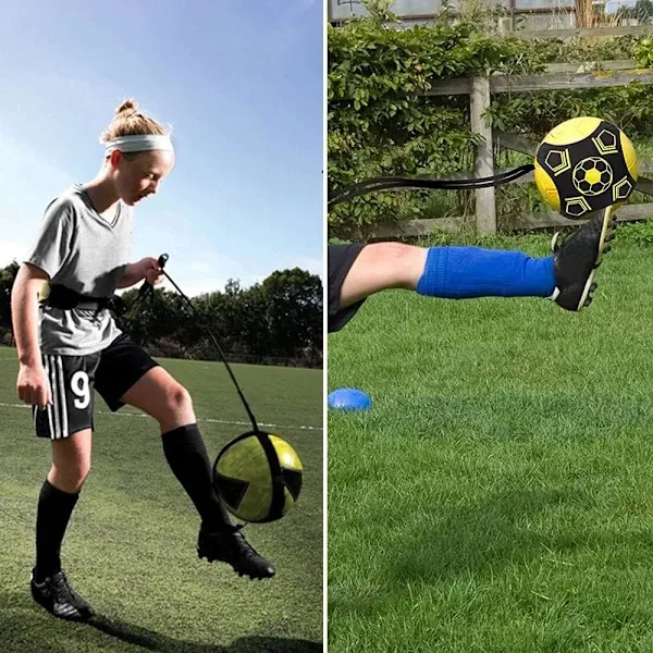 Gul och Svart Fotboll Träningsband Elastisk