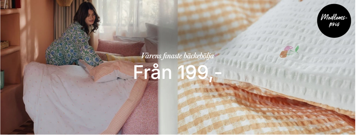 Hemtex Bäckebölja Elegant Hemtextilkollektion