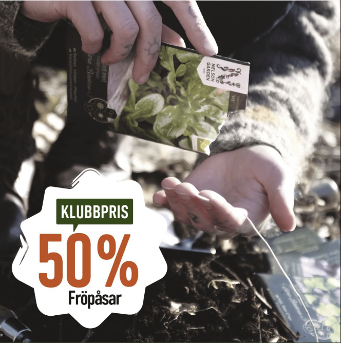 Granngården medlem - 50 % på fröer🌻🌱