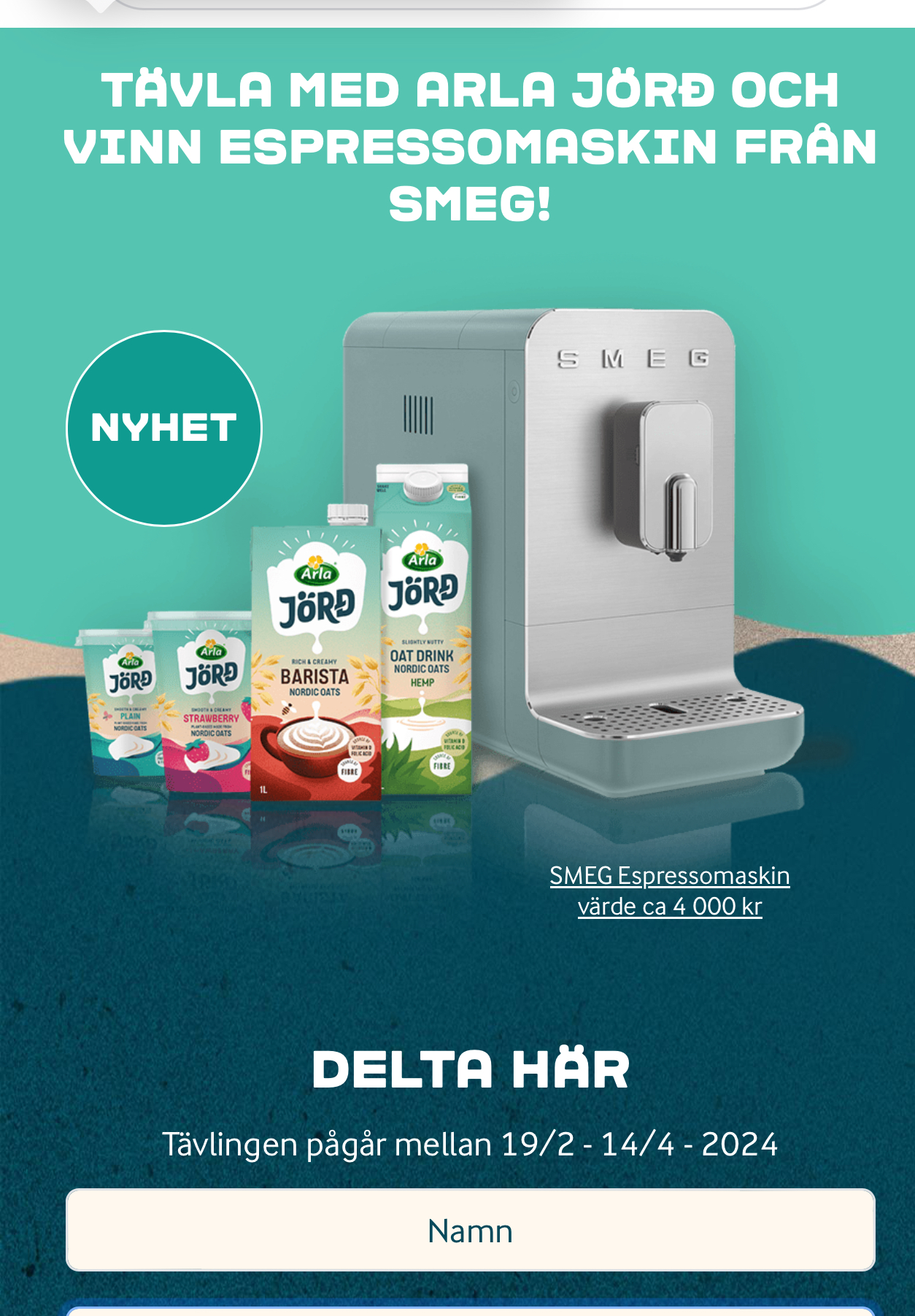 Delta i Arlas Jord Tävling - Engagera Dig I Vår Kampanjsida!