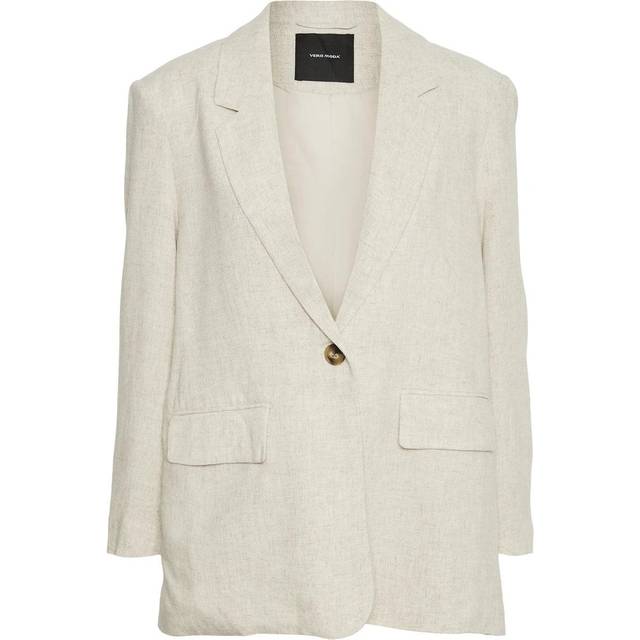 Vero Moda - Linnekavaj oatmeal