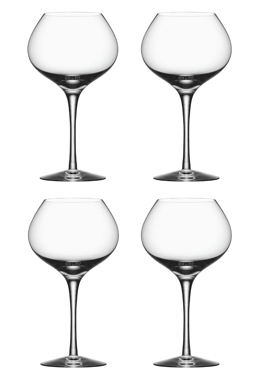 Eleganta Rödvinsglas från Orrefors - More Mature, 4-pack