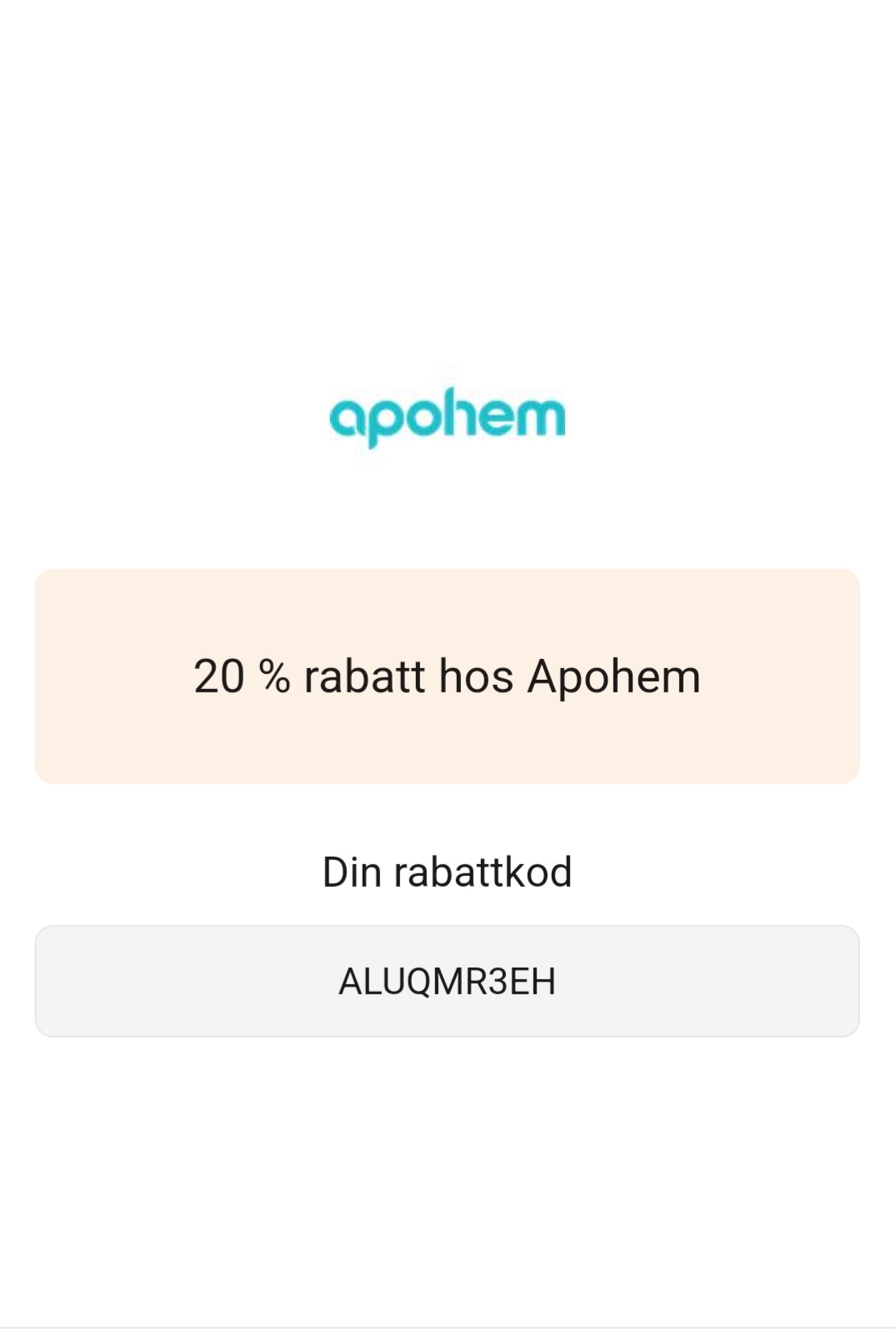 20% apohem