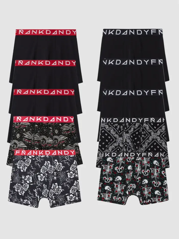 Men's 10-Pack Boxer Briefs Multicolor
