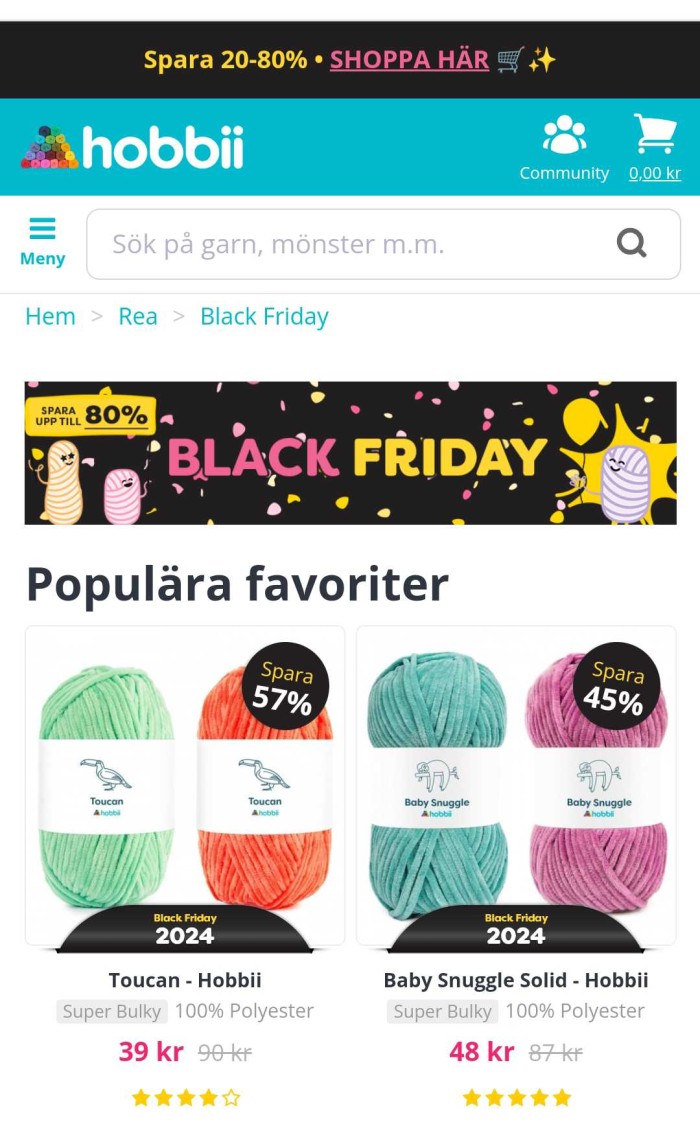 Black Friday Exclusive Yarn Deals