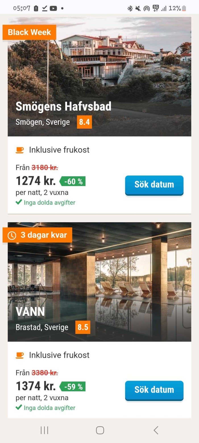 2024 Black Friday Hotellrabatter