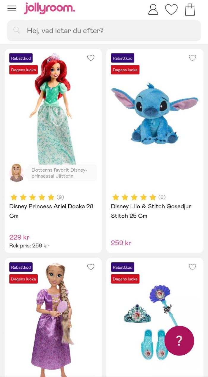 Lucka 3 Jollyroom Disney