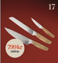 Lucka 17: 50 % på knivset Morberg x Åhléns hos Åhléns