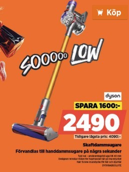 Dyson V8 Advanced skaftdammsugare