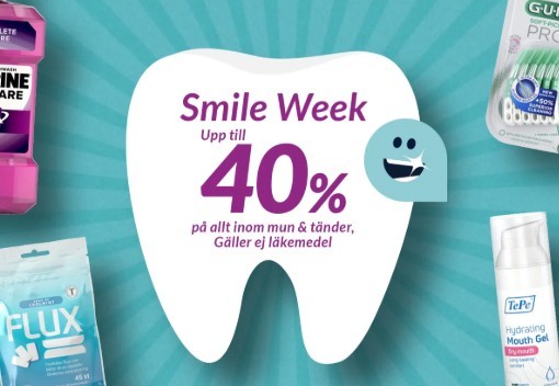 Smile Week: Spara upp till 40% på tandvård hos DOZ Apotek