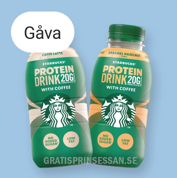 Gratis Starbucks Protein Caffe 330 ml hos Pressbyrån