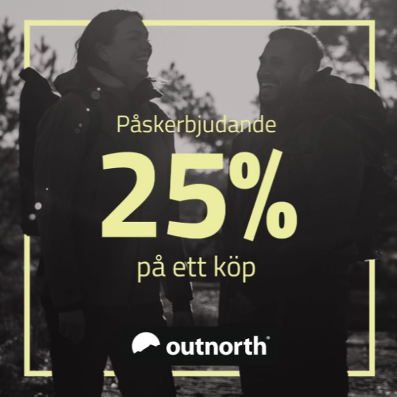 Få 25 % på ett köp för minst 699 kr hos Outnorth