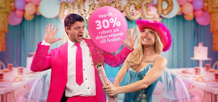 Partykungen - upp till 30% på festdekorationer