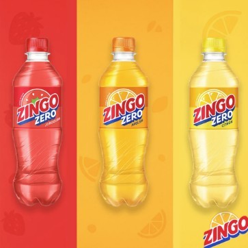 50% cashback Zingo Zero Apelsin, Zero Citron & Zero Jordgubb