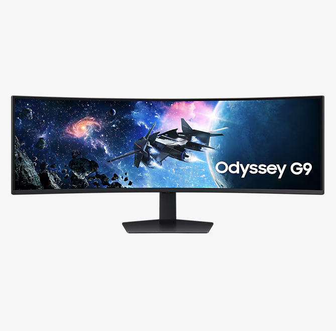 49 Samsung Odyssey G9 Dual QHD Krökt Gamingbildskärm 240Hz