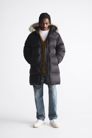 Jacka - QUILTAD PARKAS MED HUVA