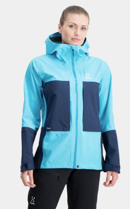 Haglöfs Roc Explore Proof Jacket W, skaljacka dam - Flerfärgad - Skaljackor | XXL