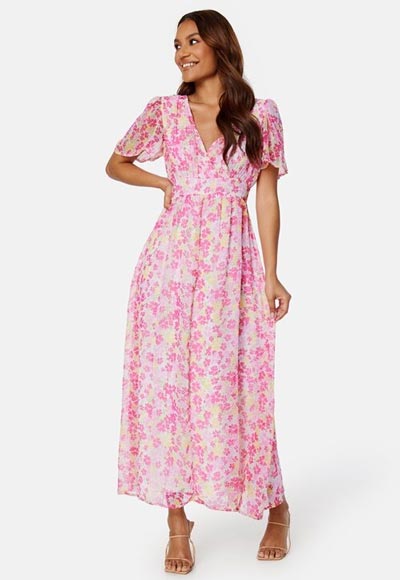 Vero Moda Noabelle - Rosa klänning