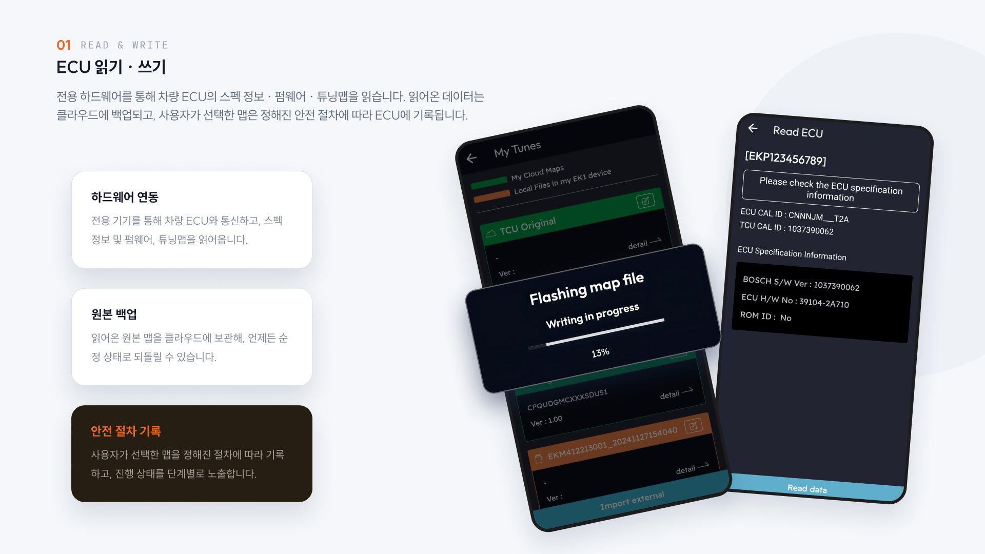 ECU 읽기 / 쓰기