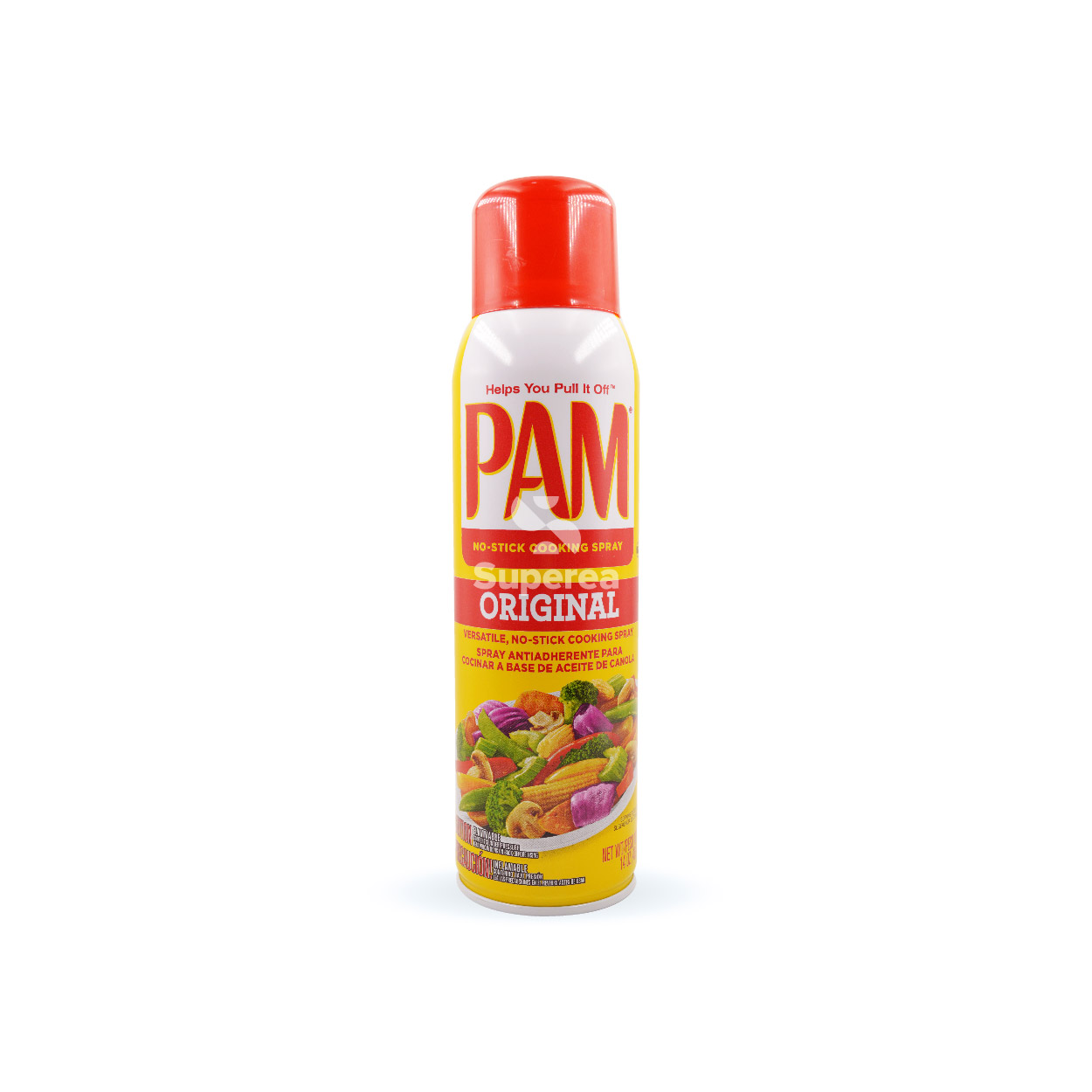 PAM Original Spray Antiadherente para Cocinar a Base de Aceite de C