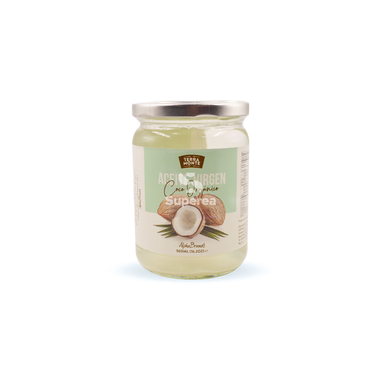 Aceite de Coco Orgánico Terra Verde 1 Litro - Tito Tienda Gourmet