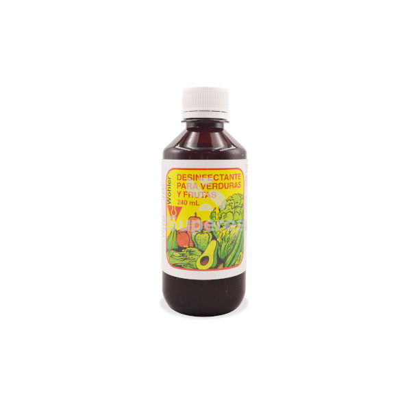 Desinfectante Frutas y Verduras Wohler Pet 240ml