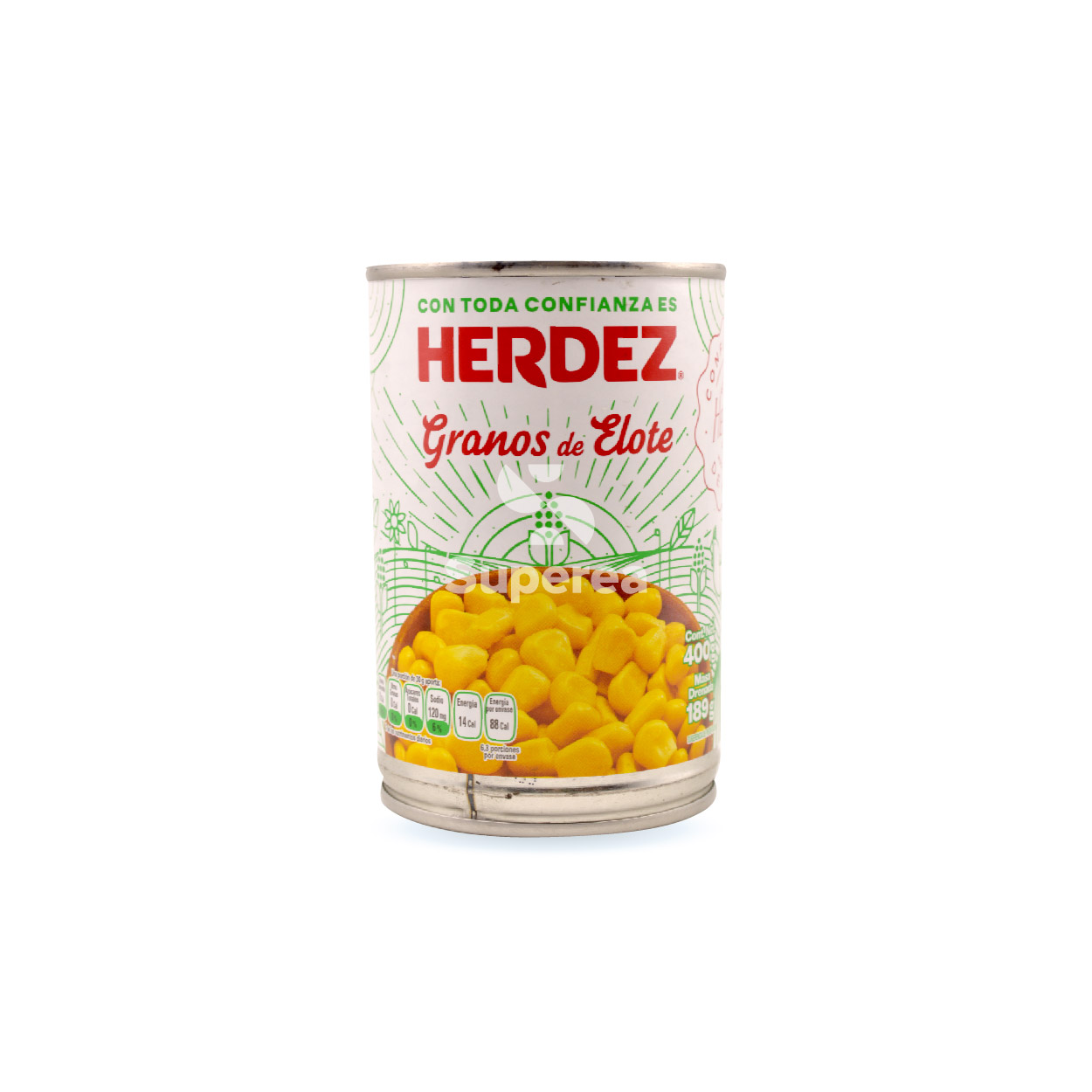 Elote en Granos Herdez Lata 400g | Superea