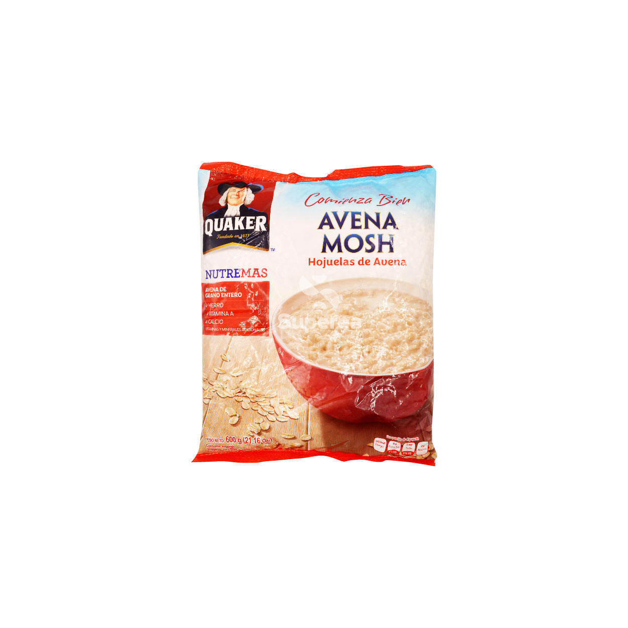 Avena Quaker con sabor a chocolate Bolsa 290g