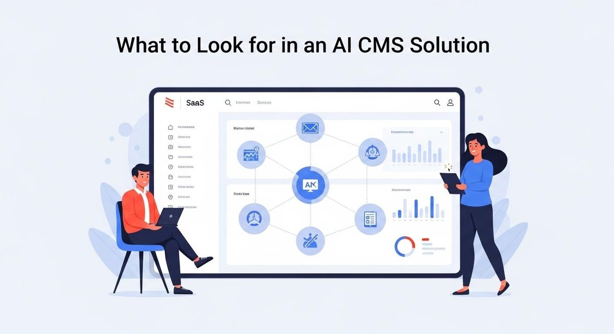 Image representing What to Look for in an AI CMS Solution