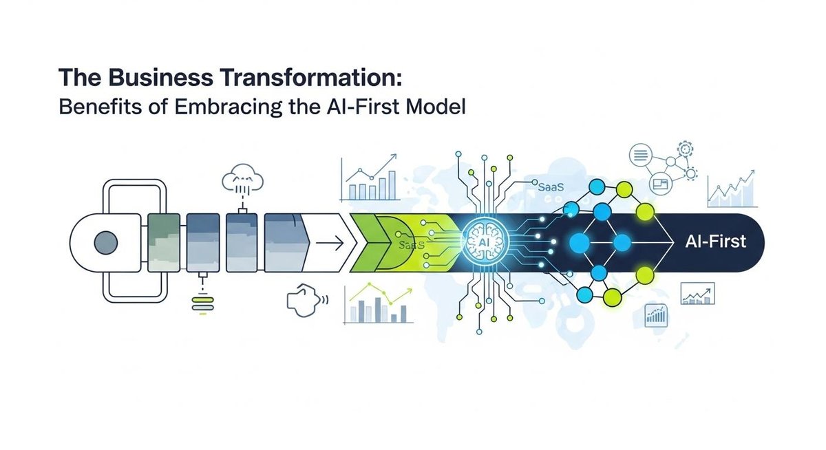 Image representing The Business Transformation: Benefits of Embracing the AI-First Model