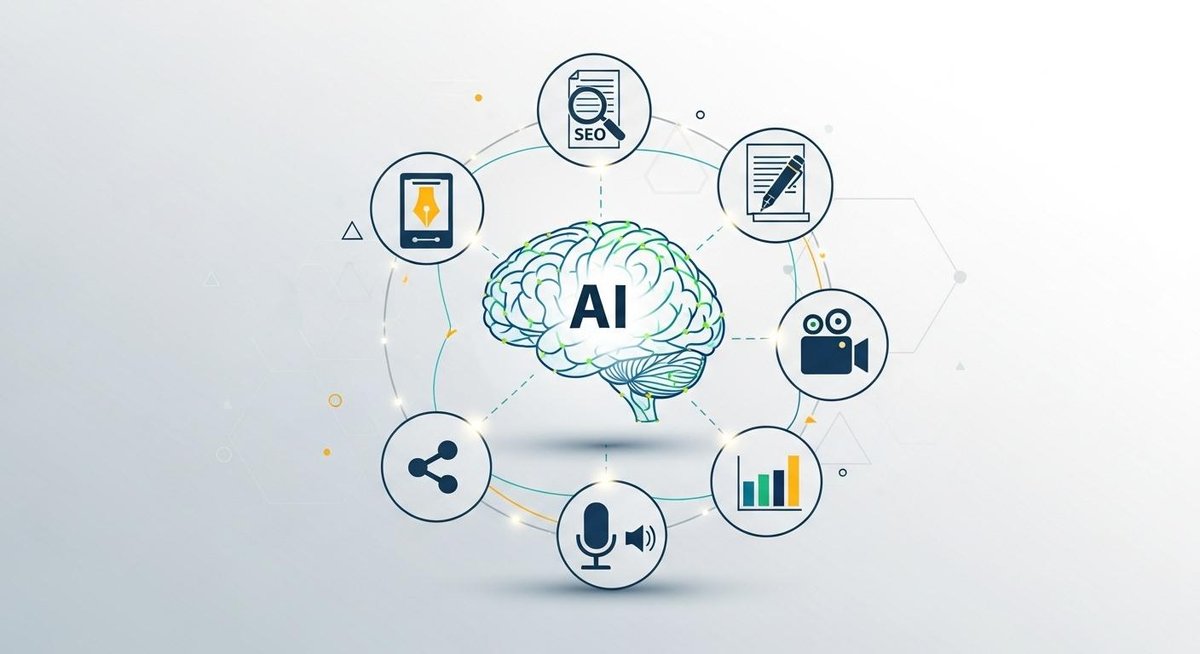 Image representing Essential AI Tools for Modern Content Teams