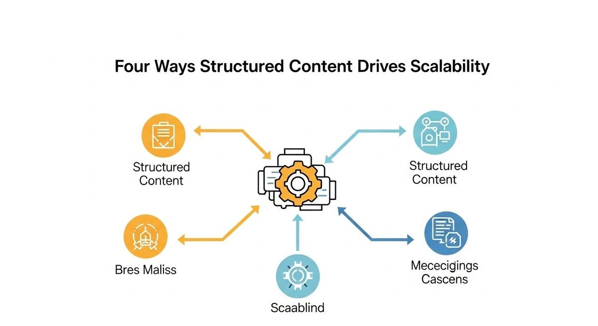 Image representing Four Ways Structured Content Drives Scalability